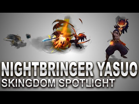 Nightbringer Yasuo Skin Spotlight | SKingdom - League of Legends