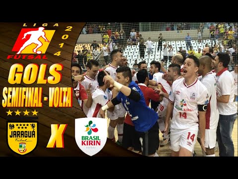 SEMIFINAL | Gols Jaraguá X Brasil Kirin | Jogo de Volta | Liga Futsal 2014 (24/11/2014)