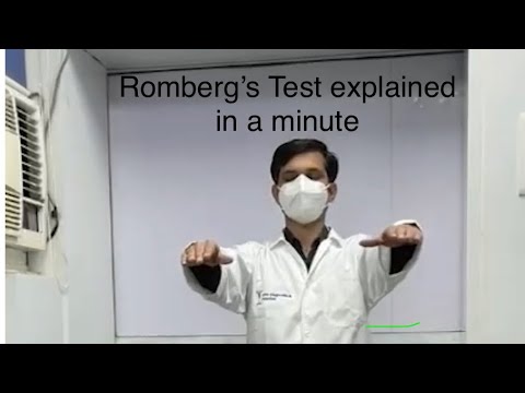 TEST to diagnose VERTIGO/STROKE in less than a minute (Romberg’s Test) explained!!