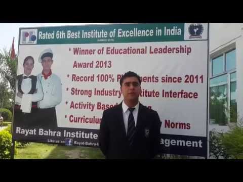 University School of Hotel Management & Catering Technology, Rayat Bahra University Mohali General video thumbnail 3