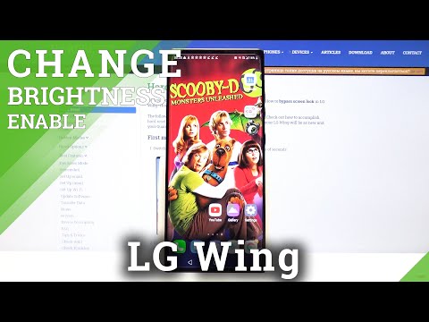LG Wing – Adjust Display Brightness & Turn On Automatic Brightness