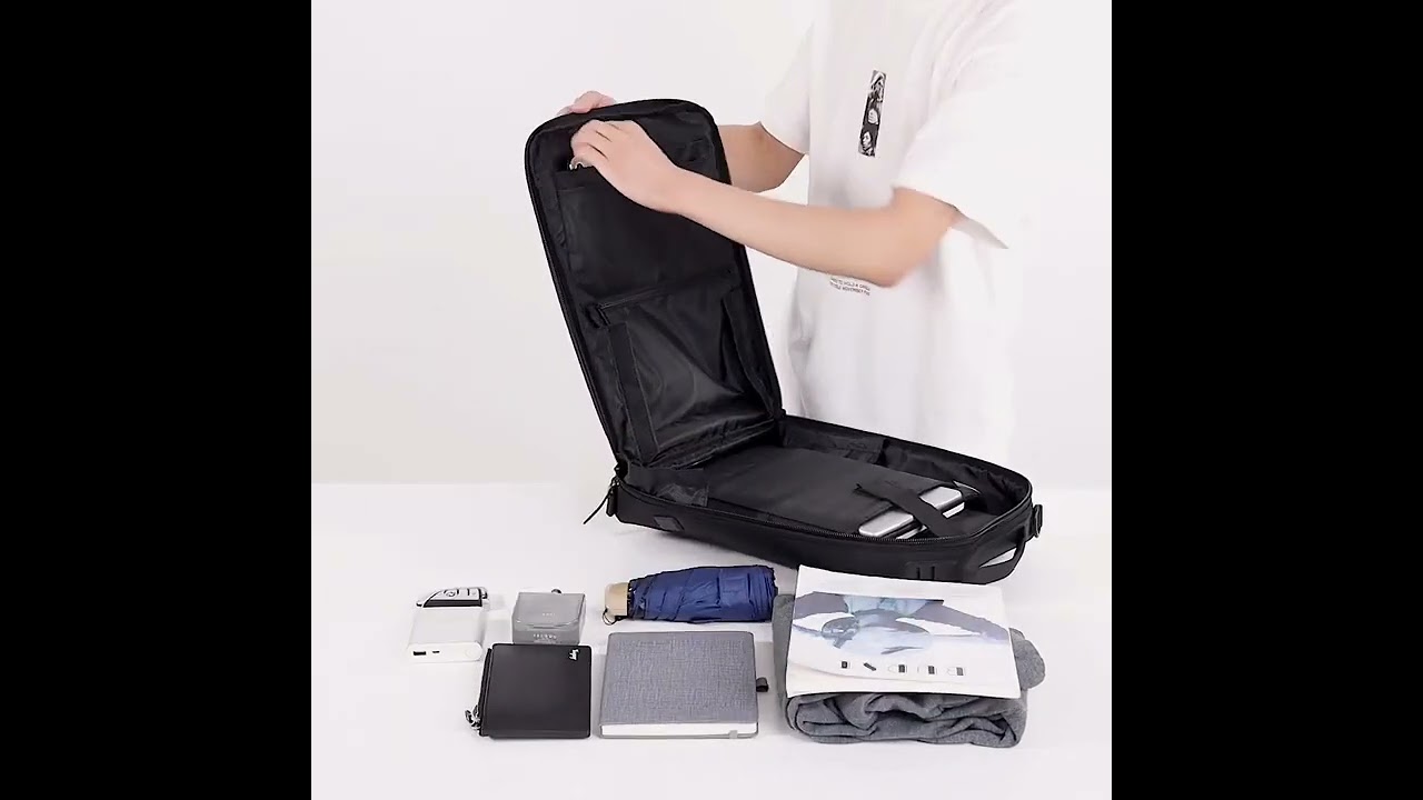 Рюкзак Ozuko 9490 (Grey) video preview