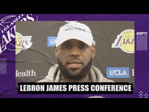 レブロン・ジェイムスがレイカーズの開幕戦対クリッパーズ戦に向けて準備を進めている様子｜NBA on ESPN (LeBron James on how the Lakers are preparing for the season opener vs. the Clippers | NBA on ESPN)