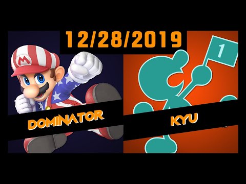 ECG Weekly 12/28/2019 - Losers Semis - Dominator(Mario) Vs. Kyu(Game and Watch) - SSBU