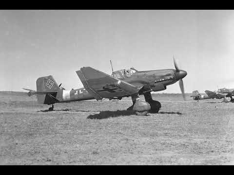 German Stuka Ju 87 Dive Bomber