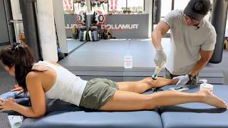 INTENSE GLUTE RELEASE For Dentist’s Sciatica Pain | Bodywork Massage Therapy ASMR