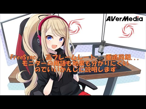 FreeSync...高フレームレート...垂直同期...モニターの用語も効果も分かりにくいのでいいかんじに説明します
