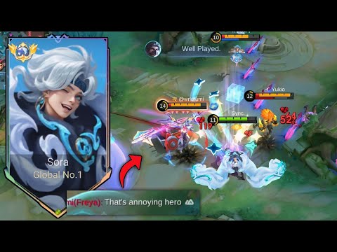 NEW HERO SORA VS AGGRESSIVE FREYA IN RANKED GAME!! (Who Will Win?)