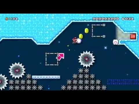 Super Mario Maker 2 - PowerNongX - Snowball Throw, Run, Rock [40s] - 8HP-Y55-QXG