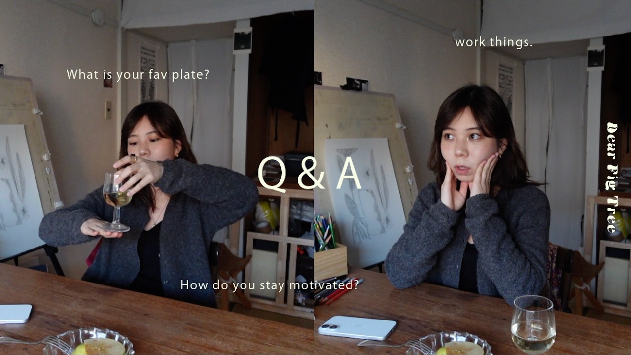 Q&A : どうしたら人に期待せずいられますか？ 疲れた時まず何をしますか？ 詩を世に出す時緊張しますか？ お気に入りの食器は？ 早起きのコツは？etc...