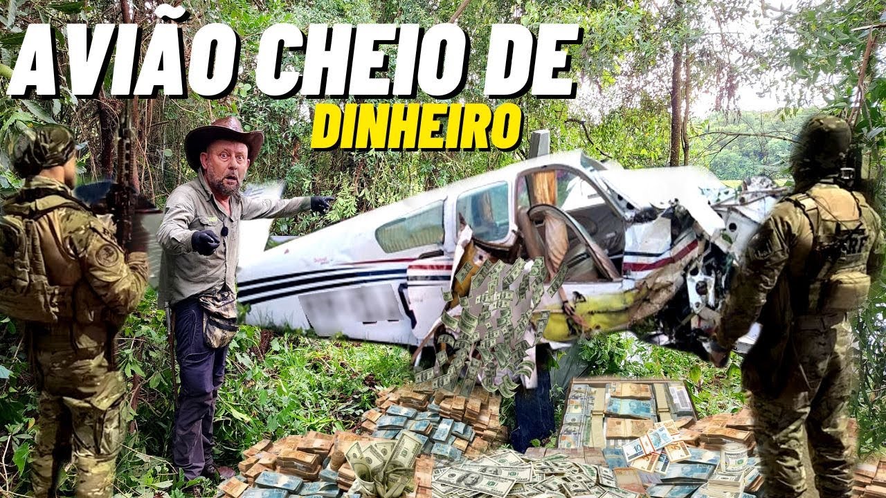 Plane CRASHED here see the money we found