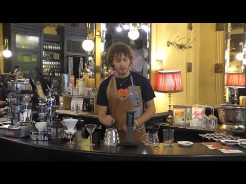 Estrazione Aeropress - IO BEVO CAFFE DI QUALITA Trieste 2016