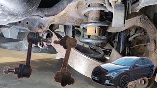 Rear Antiroll Bar End Link Replacement on 2010 Mazda 6 (GH)