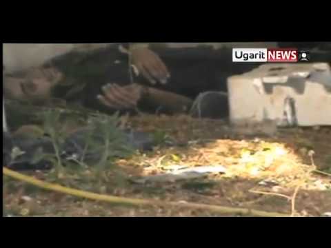 تفجير دبابة لقوات النظام من قبل لواء صقور الشام في مدينة أريحا في محافظة إدلب