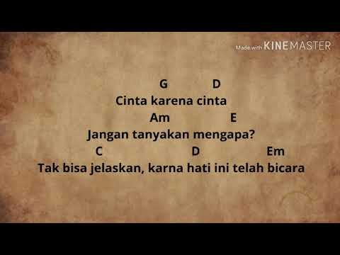 JUDIKA - CINTA KARENA CINTA (Lirik dan Chord)