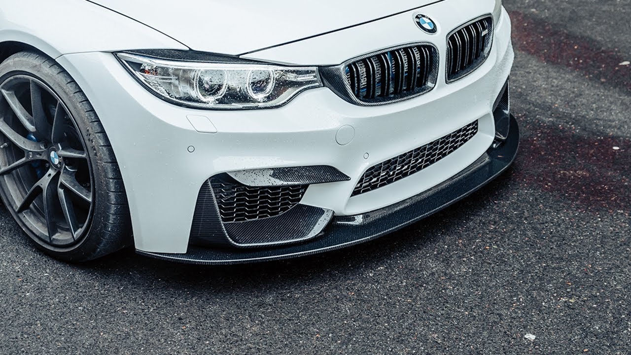 INSTALL GUIDE : BMW M3/M4 GT STYLE FRONT SPLITTER IN GLOSS PRE PREG CARBON FIBRE