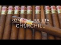 ROMEO Y JULIETA CHURCHILL CUBAN CIGAR UNBOXING &AMP; REBOXING