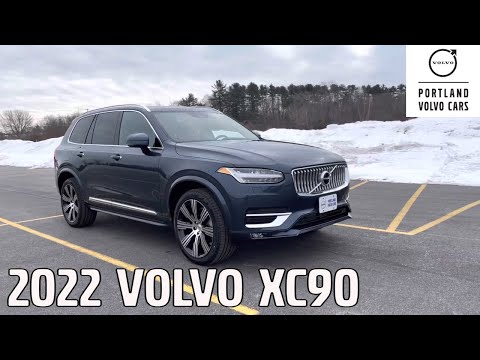 2022 Volvo XC90 T6 Inscription in Denim Blue / Car Tour with Heather