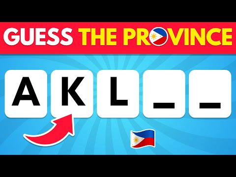 🇵🇭 Guess the Philippines Province in 3 Letters - 99% FAIL 🤔