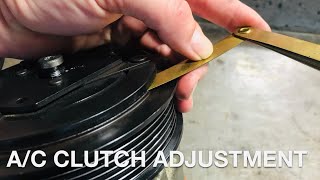 Technician Training Series: Inspecting and adjusting air conditioning compressor clutch