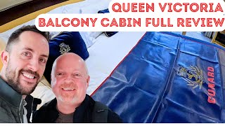 Inside Cunard's Queen Victoria - FULL Balcony Cabin Tour - Room 5153