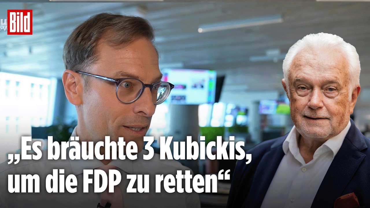 Wahl zum FDP-Parteichef: Kann Wolfgang Kubicki die Partei retten? | Vertraulich-Clips