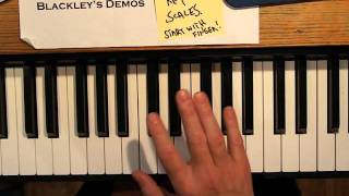 71a Black Key Scales C# Eb