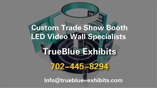 Total Wireless 30' x 30' Total Wireless & Prepaid Expo Curved LED Video Wall Booth 