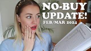 No-Buy Update | February wrap-up, setting goals for March - Adaptive no-buy!