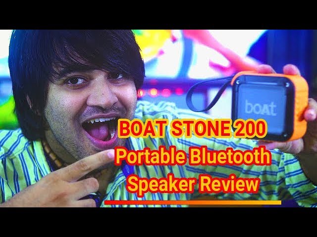 Boat Stone 200 Portable Bluetooth Speakers Review| Water Test done|Best budget speakers|G4NHindi