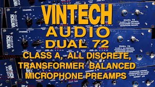 Vintech Dual 72 Preamp (Blue Version w/ Carnhill Transformers)