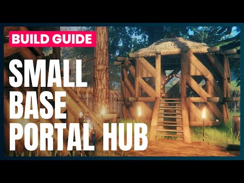 Base Portal Hub - Valheim Top Tip/Build Guide - Let's Build - Easy Tutorial