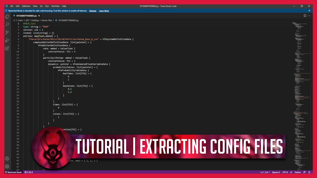 Tutorial | Extracting Config Files