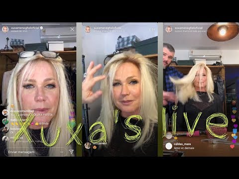 Xuxa's Live - "Pra vocês que estão doidos pra me ver de cabelo grande, cresceu!"