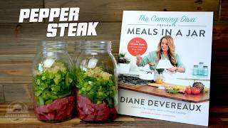 Meal in a Jar - Asian Pepper Steak Canning Recipe