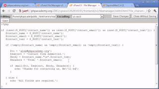 Beginner PHP Tutorial - 102 - Creating a Simple Contact Form Part 3