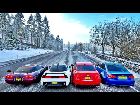 Quem ri por último ri melhor - Corvette Z06 VS BMW M3 VS Honda NSX-R GT VS Cadillac ATS-V