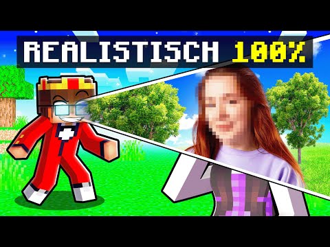 Ich sehe ALLES in REALISTISCH in Minecraft!