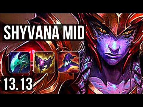 SHYVANA vs SYLAS (MID) | 11/2/14, Legendary, 400+ games | KR Master | 13.13