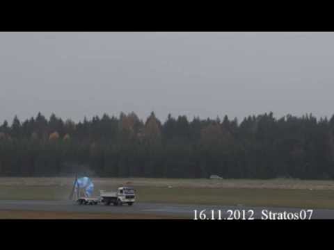 Test of rescue system for gyroplane, helicopter