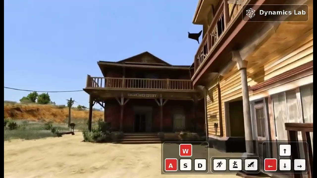 AI Gameplay Demo | Old Tucson Studios in Mirage 2 | AI CORE
