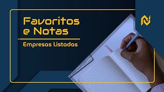 Favoritos e Notas