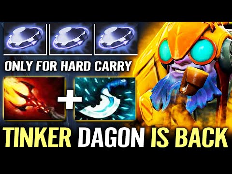 Tinker Dagon is BACK - FAST HAND spam Laser + Dagon + Blink Dagger