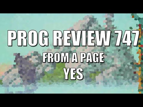 Prog Review 747 - From a Page - Yes - Limited Edition Blue Vinyl