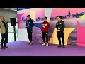 2025 European Championships Men Free Skating Small Medal Ceremony Britschgi Memola Siao Him Fa