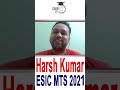 ESIC MTS Topper Current Affairs Student Of Dr Gaurav Garg Gaurav Sir Current Affairs Review