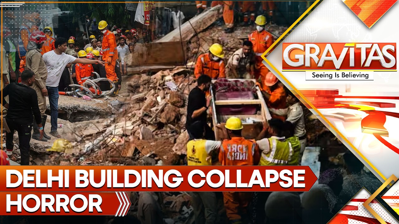 LIVE: Delhi Building Collapse Kills 7 in Student Hub: Mounting Anger & Zero Accountability |GRAVITAS