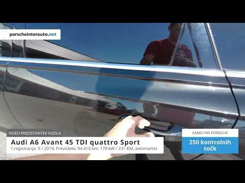 Audi A6 Avant 45 TDI quattro Sport - PREDSTAVITEV VOZILA