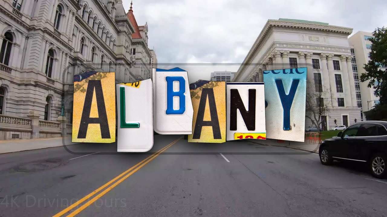 Immersive street-level walking tour through Albany Downtown, United States, showcasing authentic urban landscapes, local architecture, and the vibrant atmosphere of the city's neighborhoods