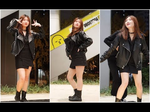 [4K] 191124 페리윙클 (Periwinkle) 주가을 직캠 - BUNGEE + Cheer Up  (홍대 버스킹) By 애니닷